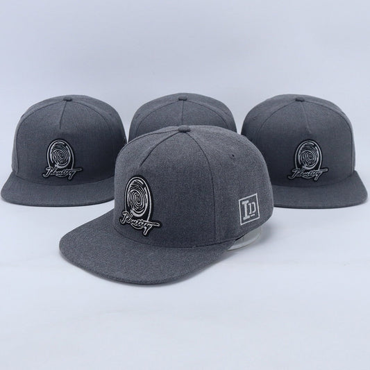 Gray Snapback Cap